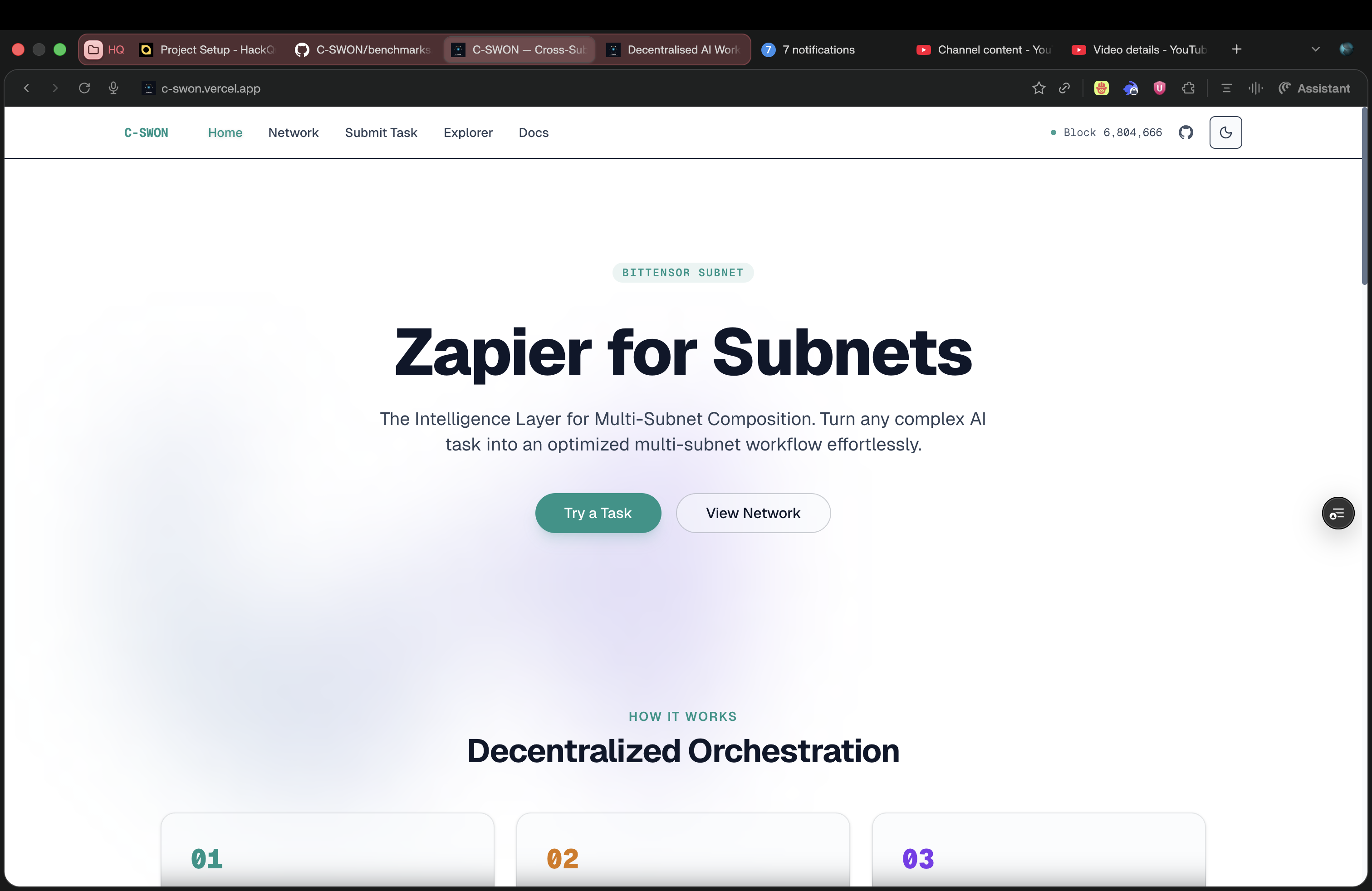 Explorer Dashboard